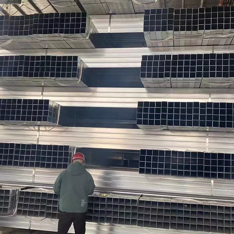 ท่อสี่เหลี่ยมชุบสังกะสีเส้นผ่านศูนย์กลางเล็ก